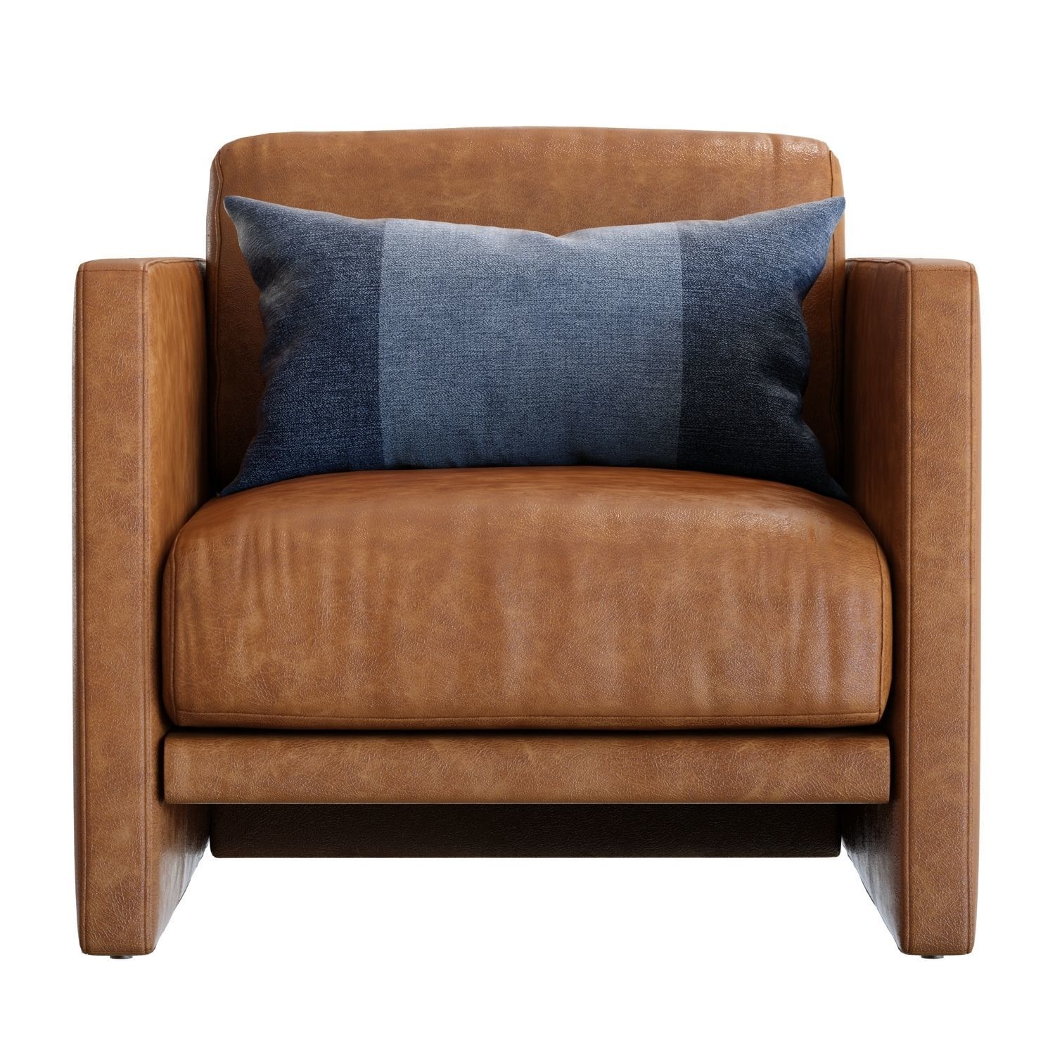 Crate and Barrel Aviator Armchair 3D model_3