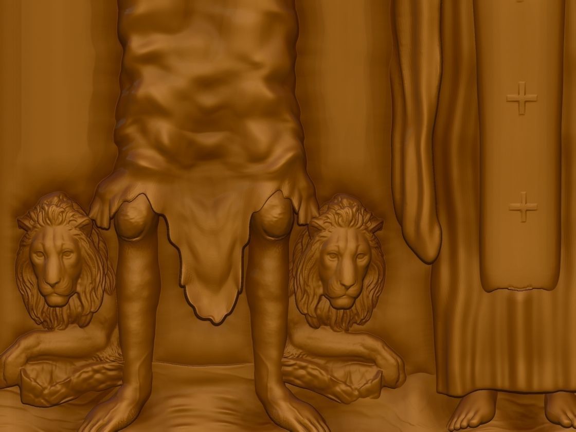 Saint Anthony and Saint Paul 3D print model_6