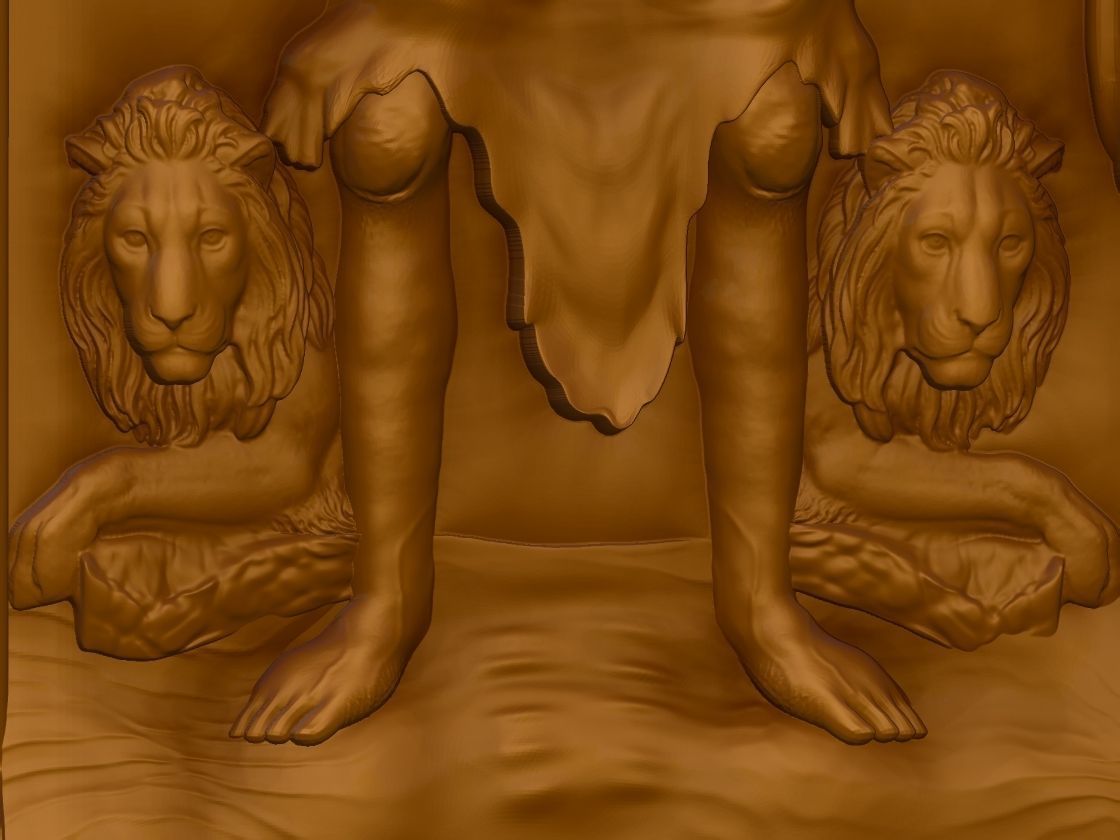 Saint Anthony and Saint Paul 3D print model_20