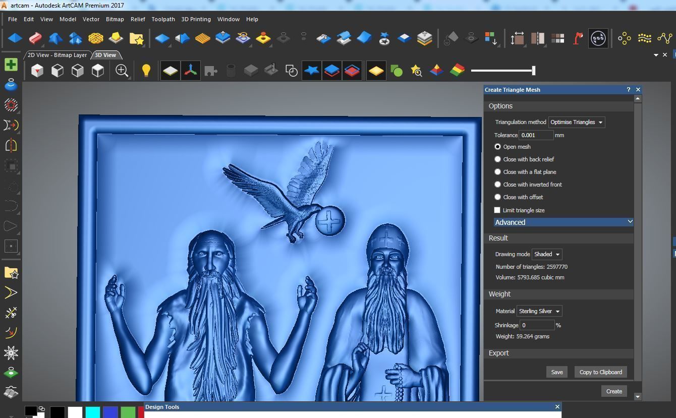 Saint Anthony and Saint Paul 3D print model_12