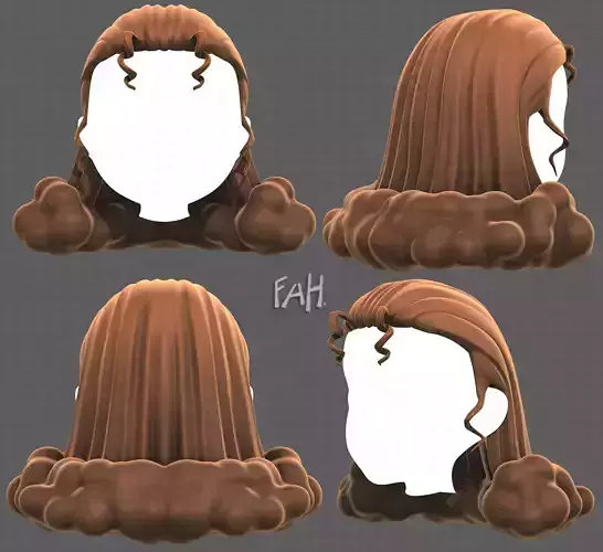 Base Hair for girl V62
