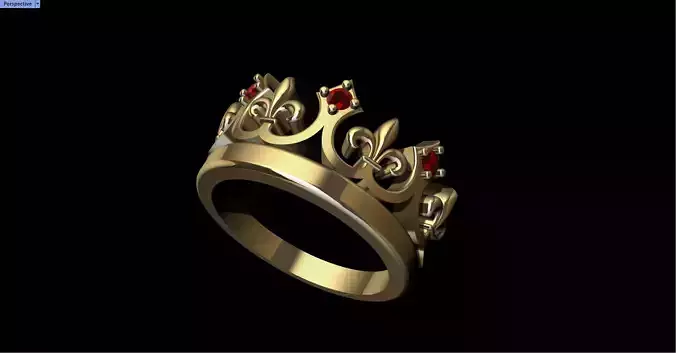 Fleur de Lis - Ring Anillo flor de lis