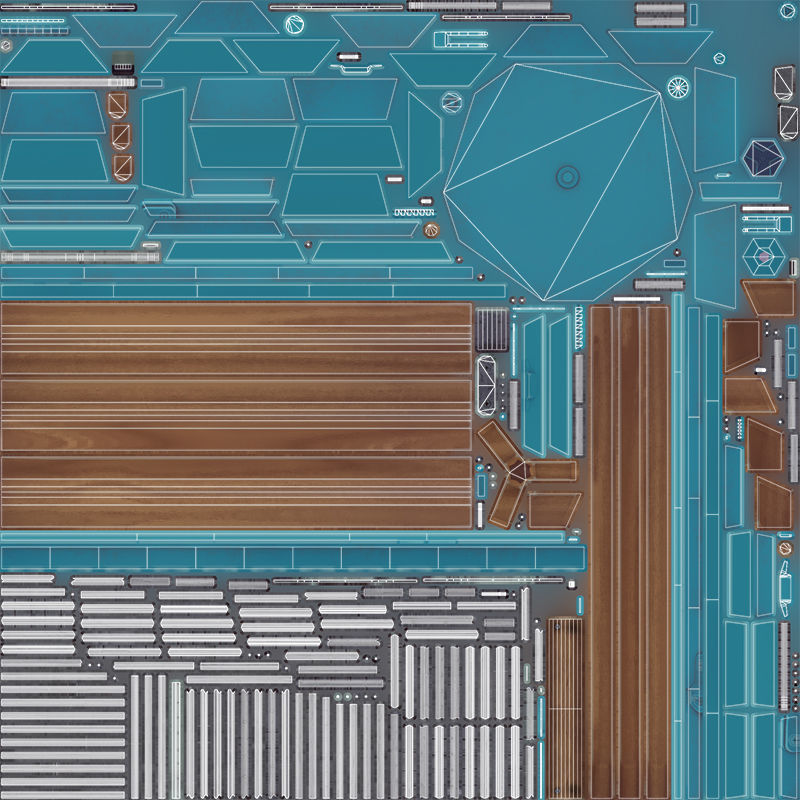 Birdcage Geo Low-poly 3D model_12