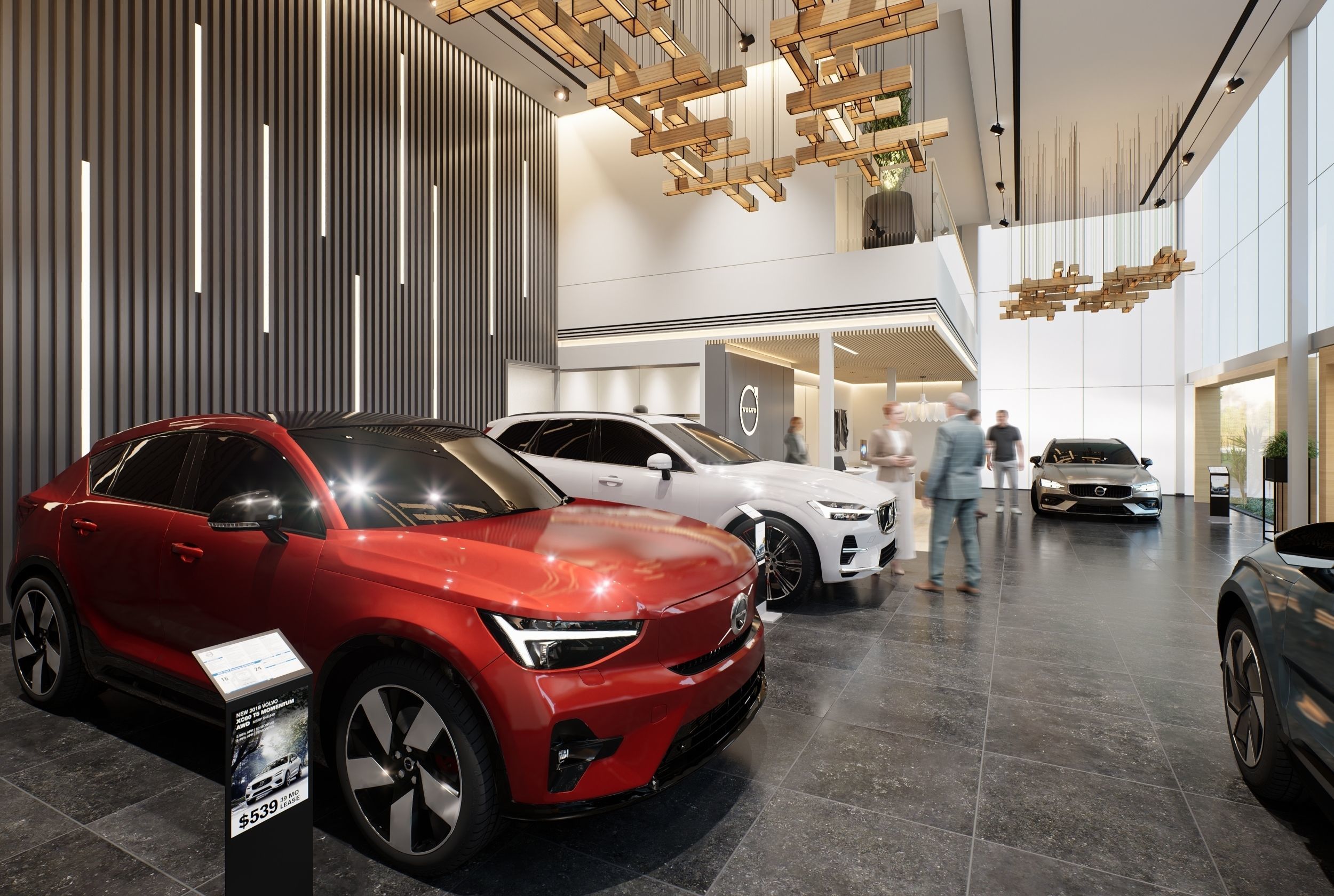 Volvo Dealership D5 Render Module and Sketchup 3D Model 3D model_14