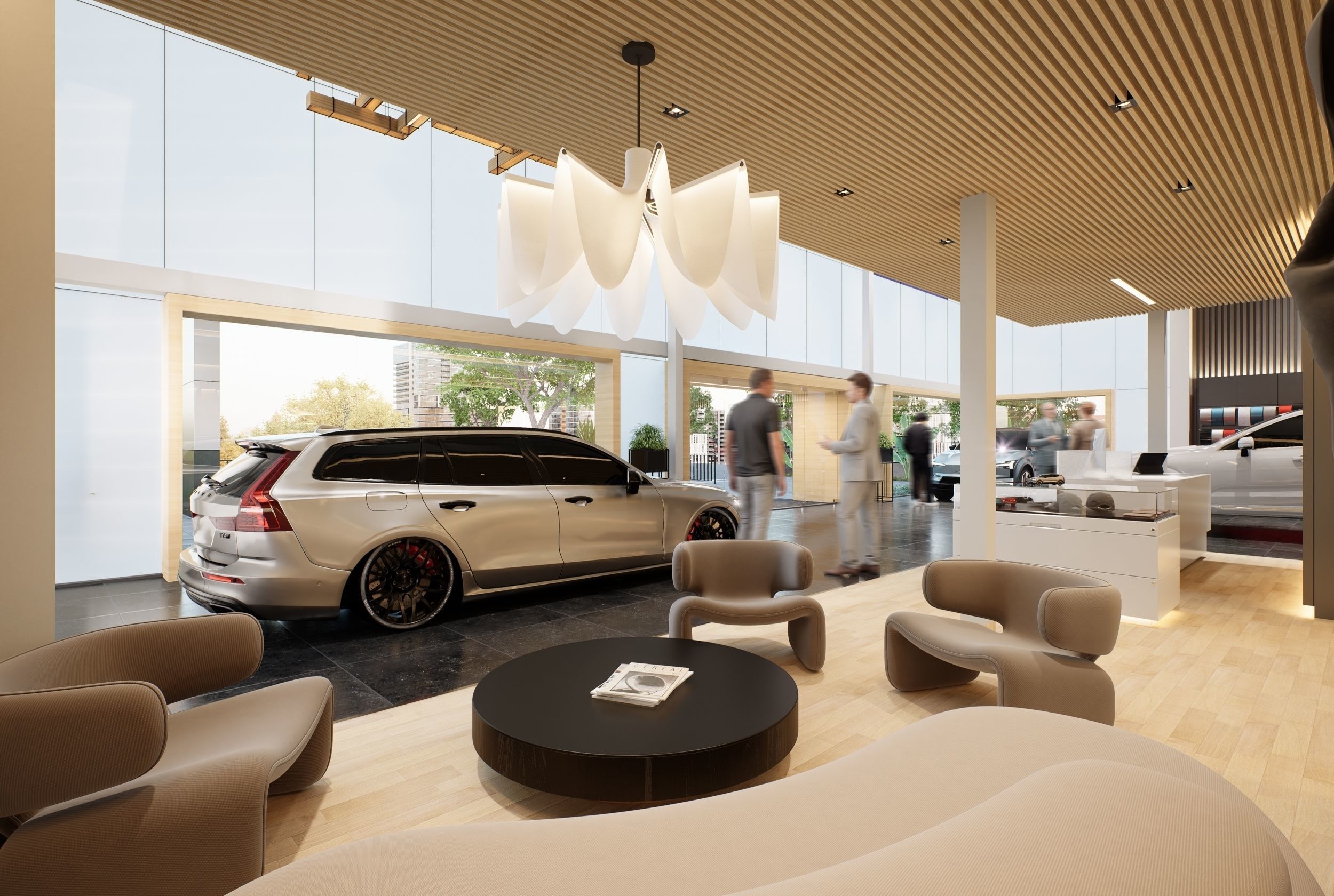 Volvo Dealership D5 Render Module and Sketchup 3D Model 3D model_15