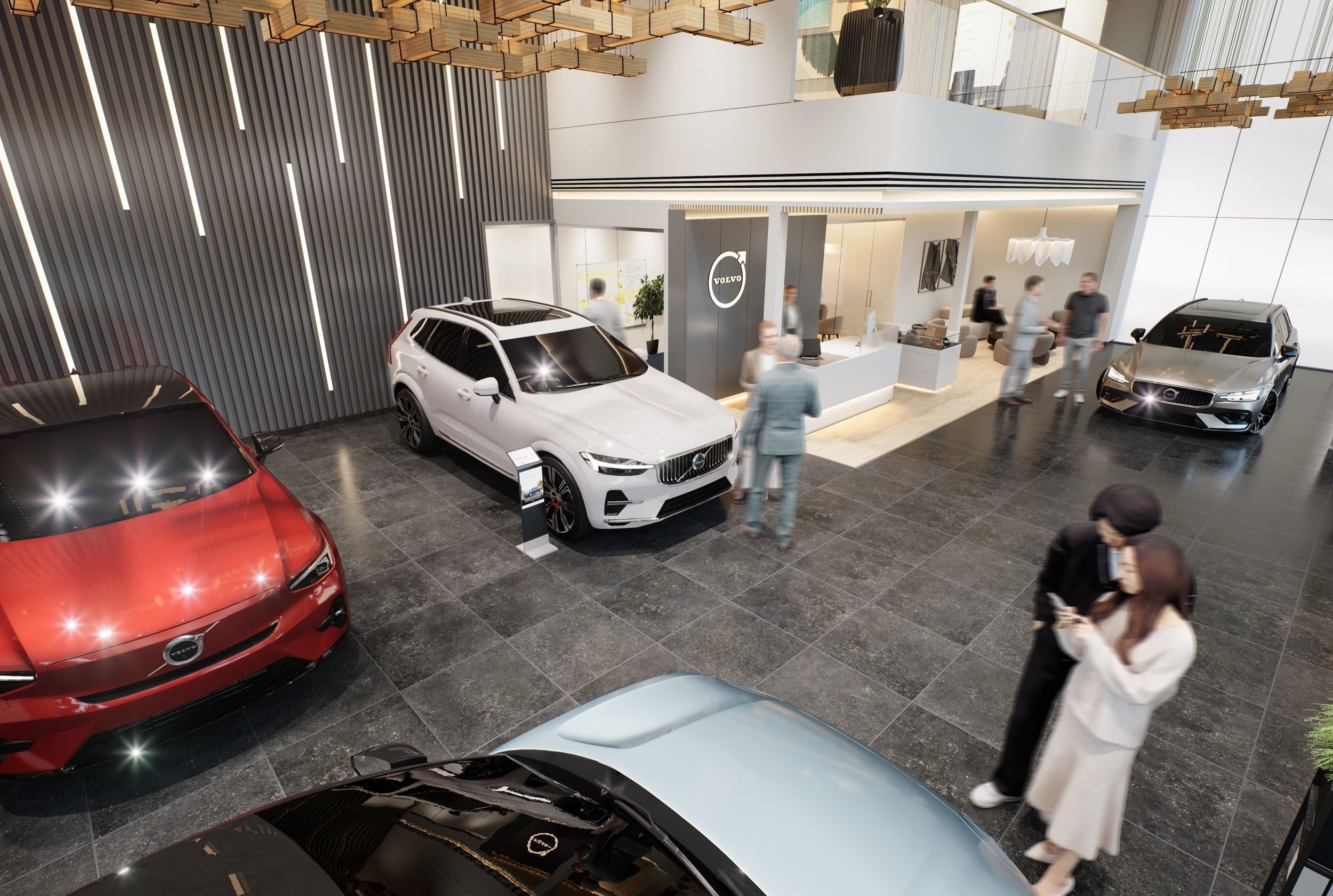 Volvo Dealership D5 Render Module and Sketchup 3D Model 3D model_4