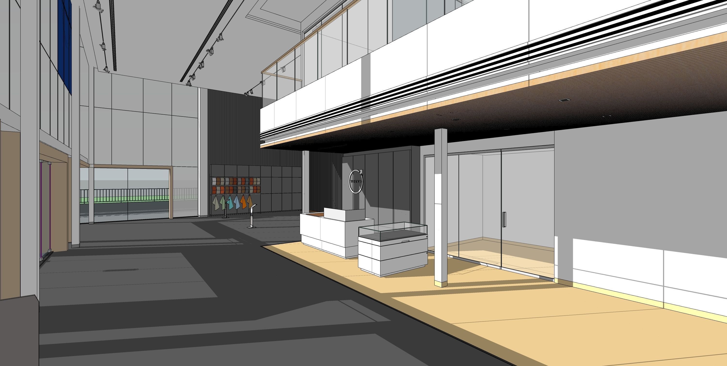 Volvo Dealership D5 Render Module and Sketchup 3D Model 3D model_20