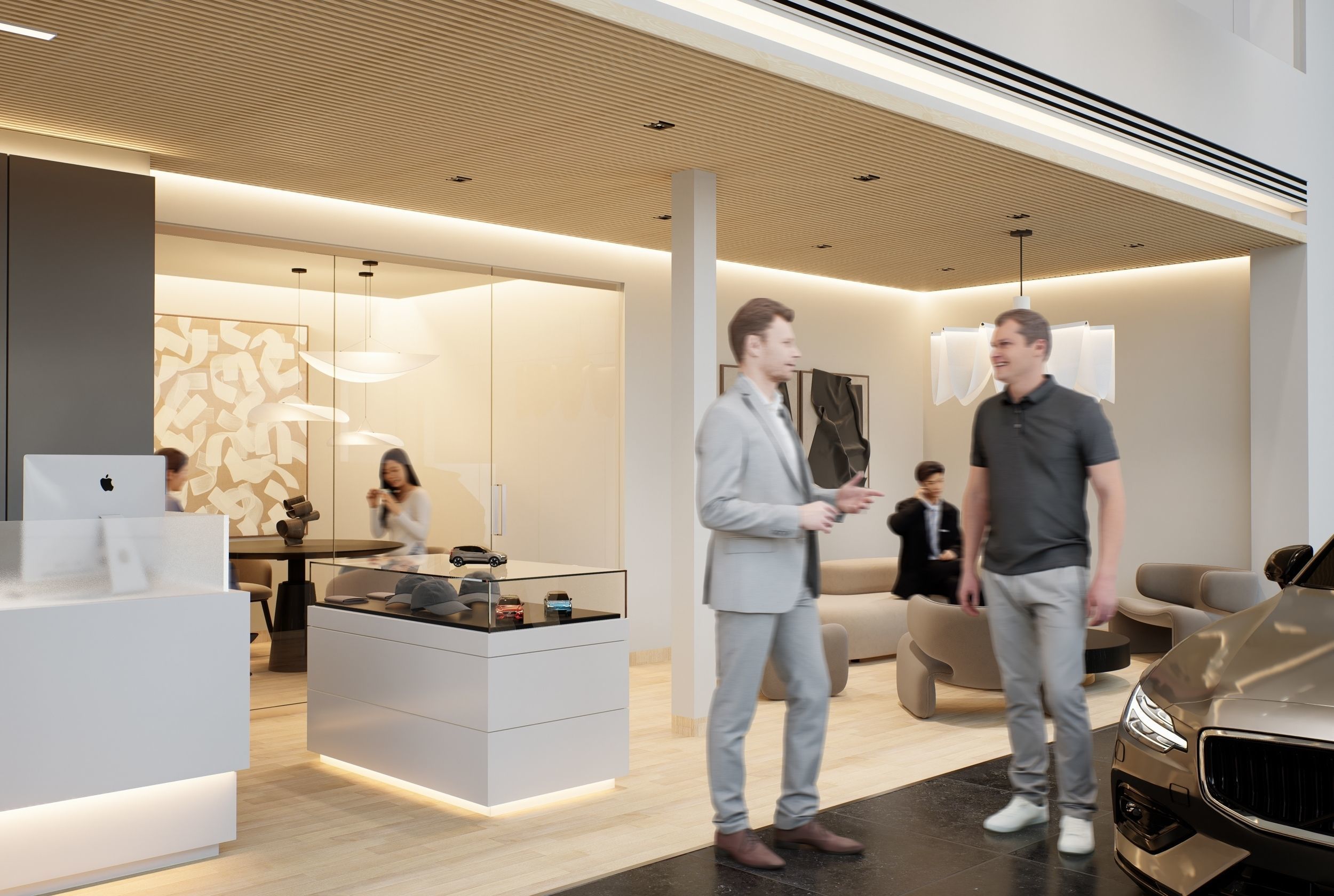 Volvo Dealership D5 Render Module and Sketchup 3D Model 3D model_16