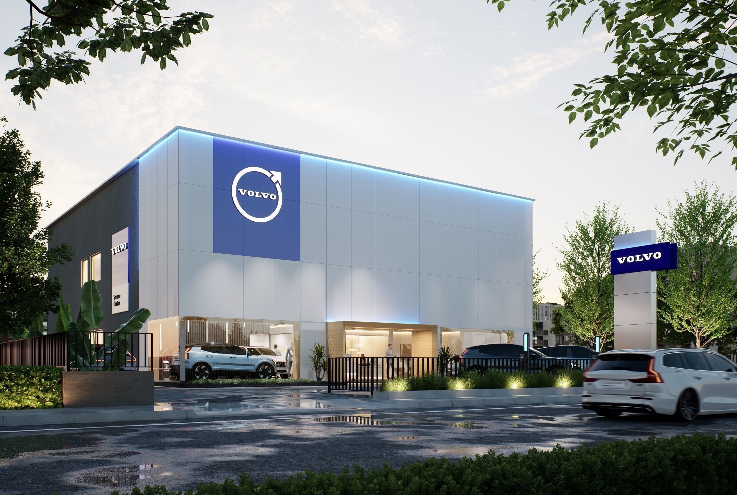 Volvo Dealership D5 Render Module and Sketchup 3D Model 3D model_2