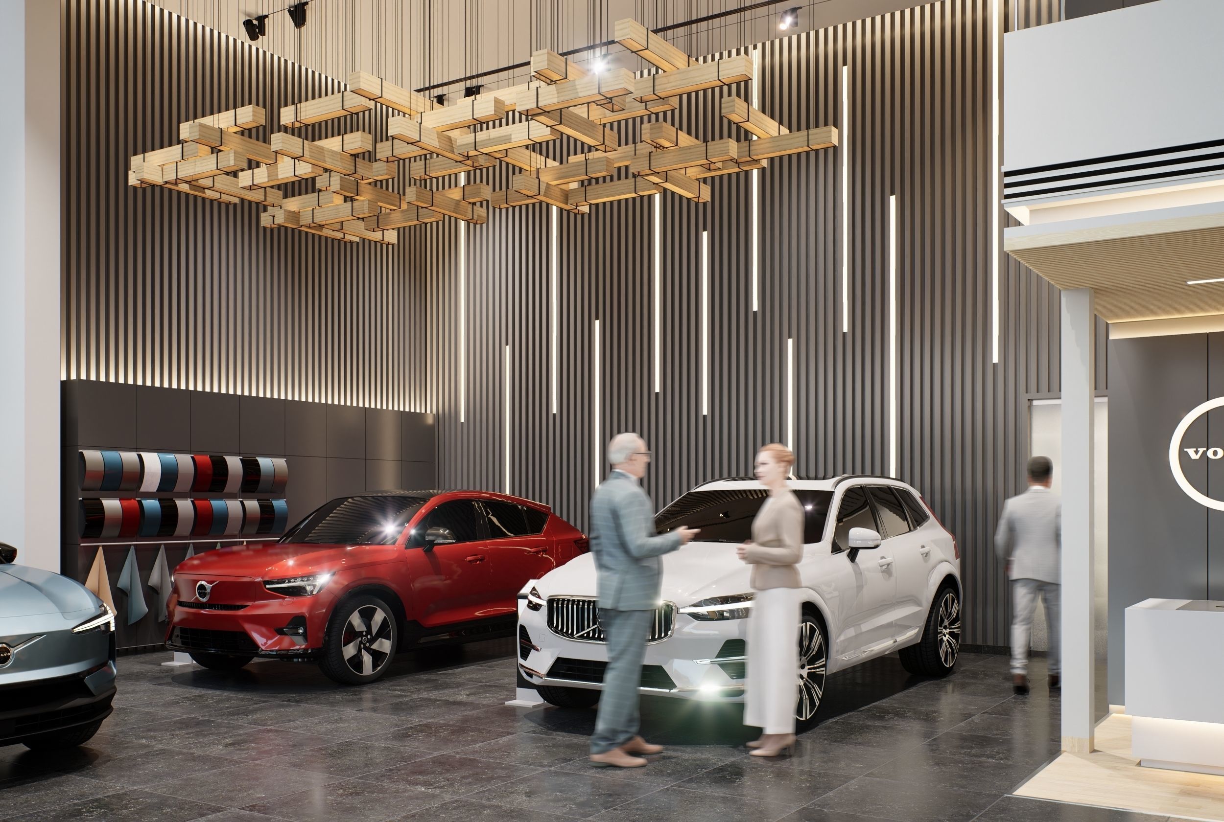 Volvo Dealership D5 Render Module and Sketchup 3D Model 3D model_8