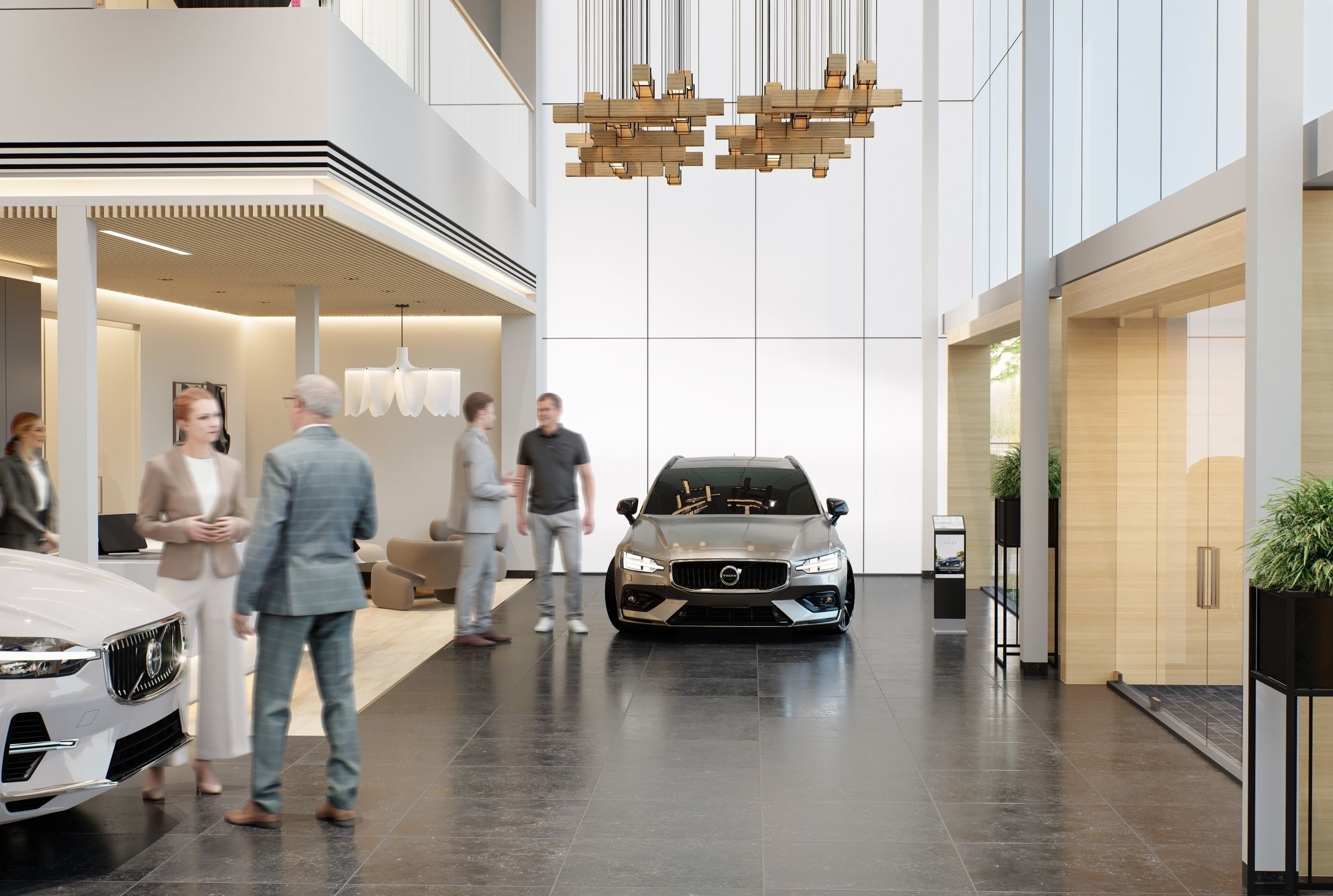 Volvo Dealership D5 Render Module and Sketchup 3D Model 3D model_6