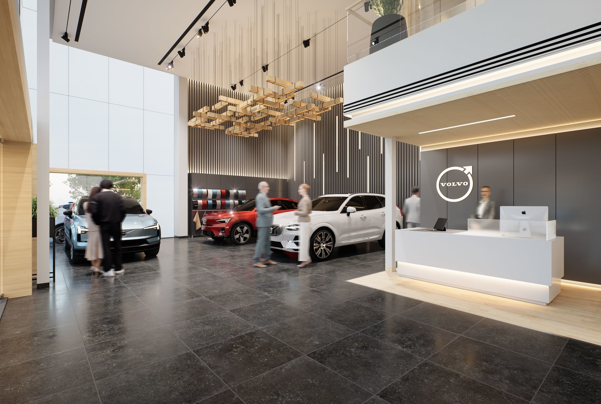 Volvo Dealership D5 Render Module and Sketchup 3D Model 3D model_10