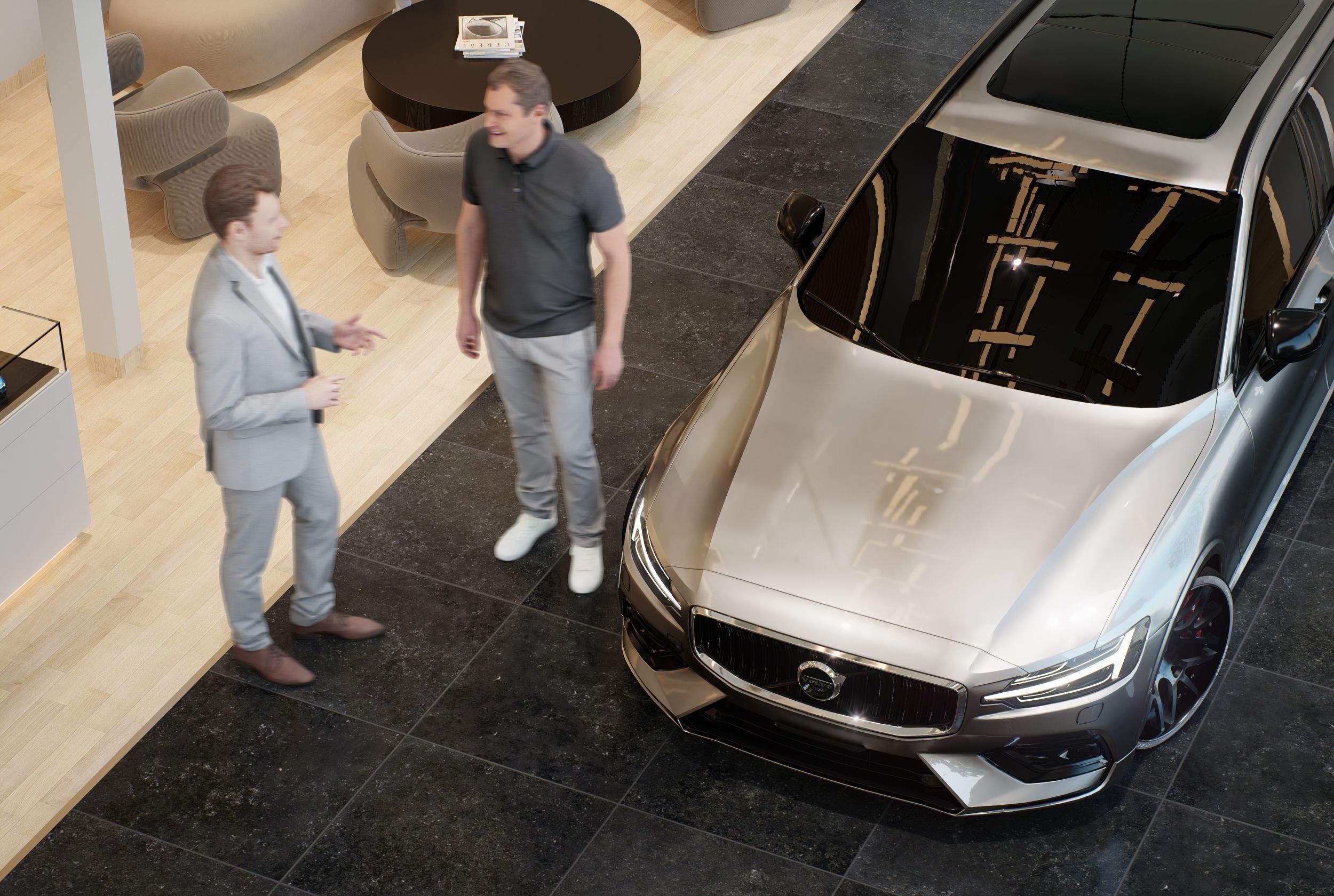 Volvo Dealership D5 Render Module and Sketchup 3D Model 3D model_5