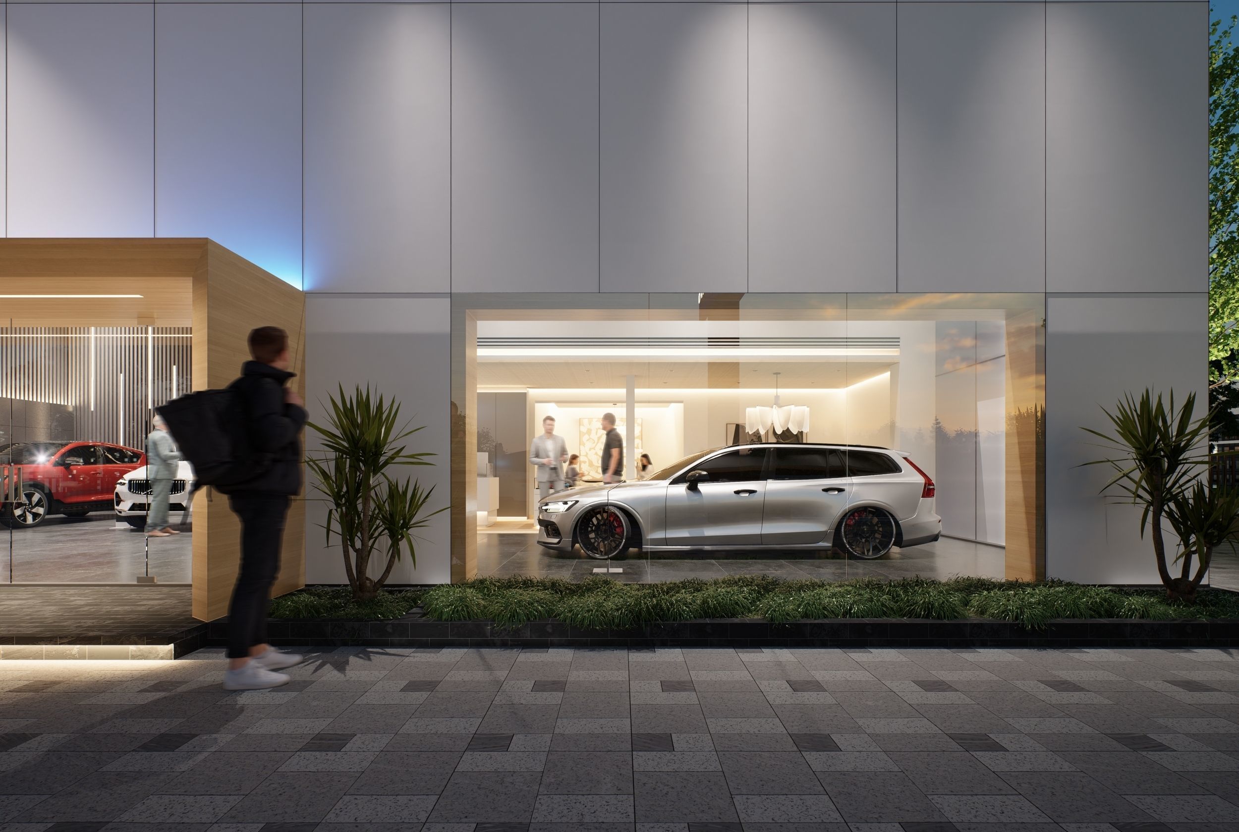 Volvo Dealership D5 Render Module and Sketchup 3D Model 3D model_3