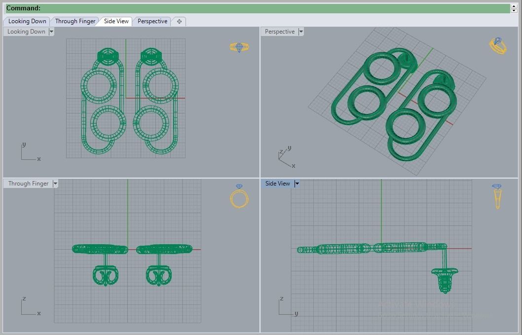 Earrings 10 Free 3D print model_2