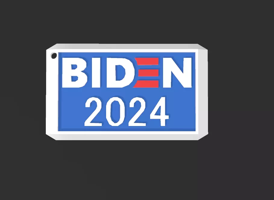 BIDEN 2024 KEYCHAIN 3D print model