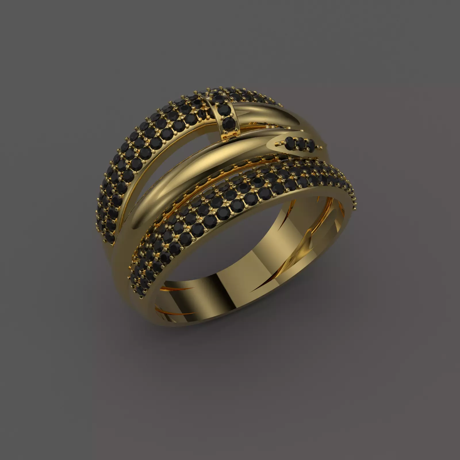 Nail ring 3d Model 3D print model