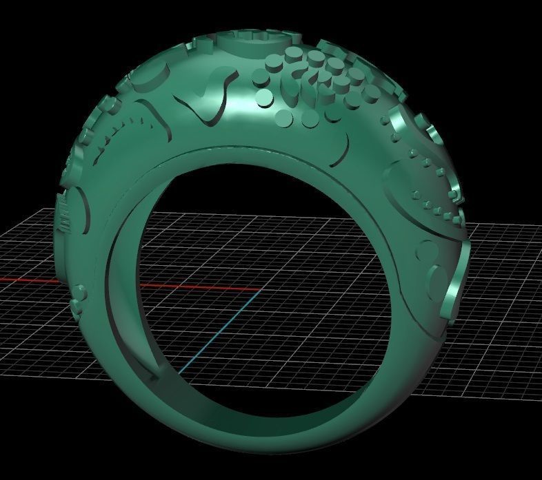 Ring Carrera y Carrera 3 3D print model_8