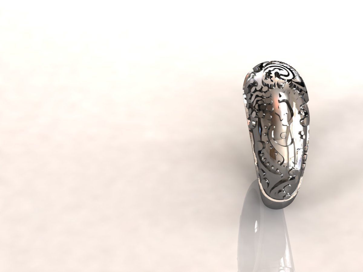 Ring Carrera y Carrera 3 3D print model_12