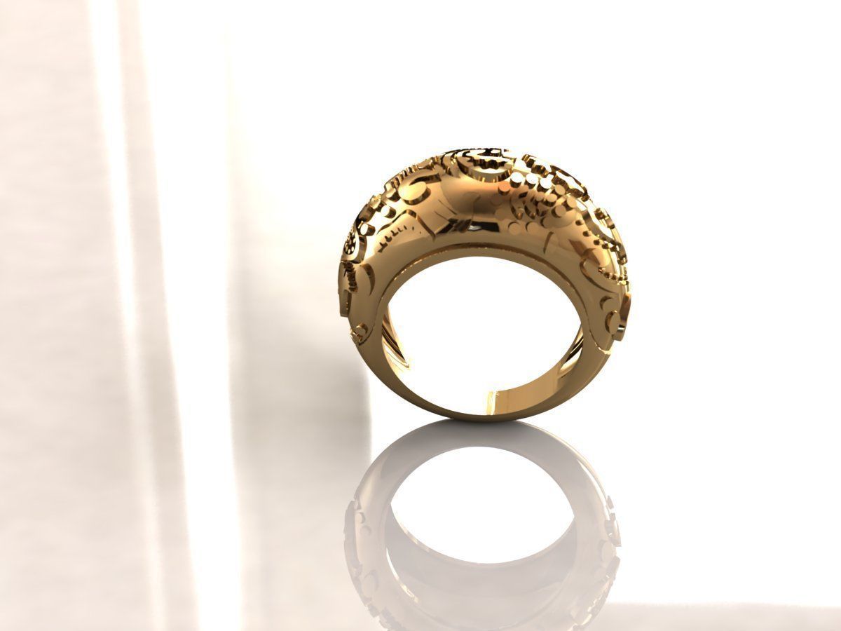 Ring Carrera y Carrera 3 3D print model_2