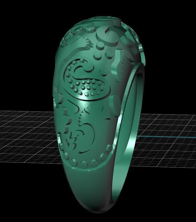 Ring Carrera y Carrera 3 3D print model_9