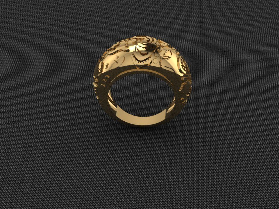 Ring Carrera y Carrera 3 3D print model_18