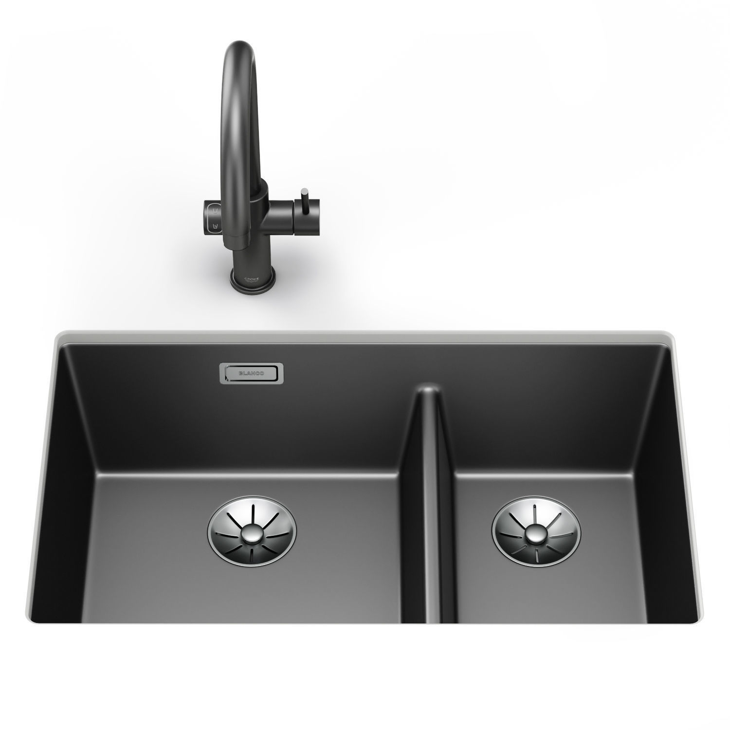 Set of sinks Blanco Subline 1 3D model_13