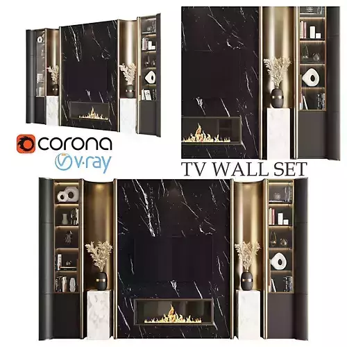 Tv Wall Set 01