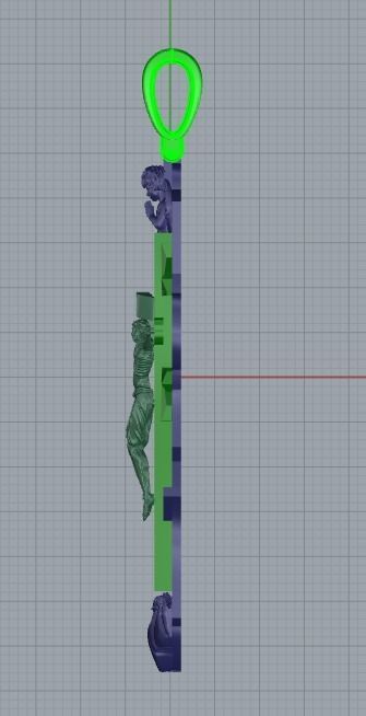 Cross and Jesus 025 3D print model_51
