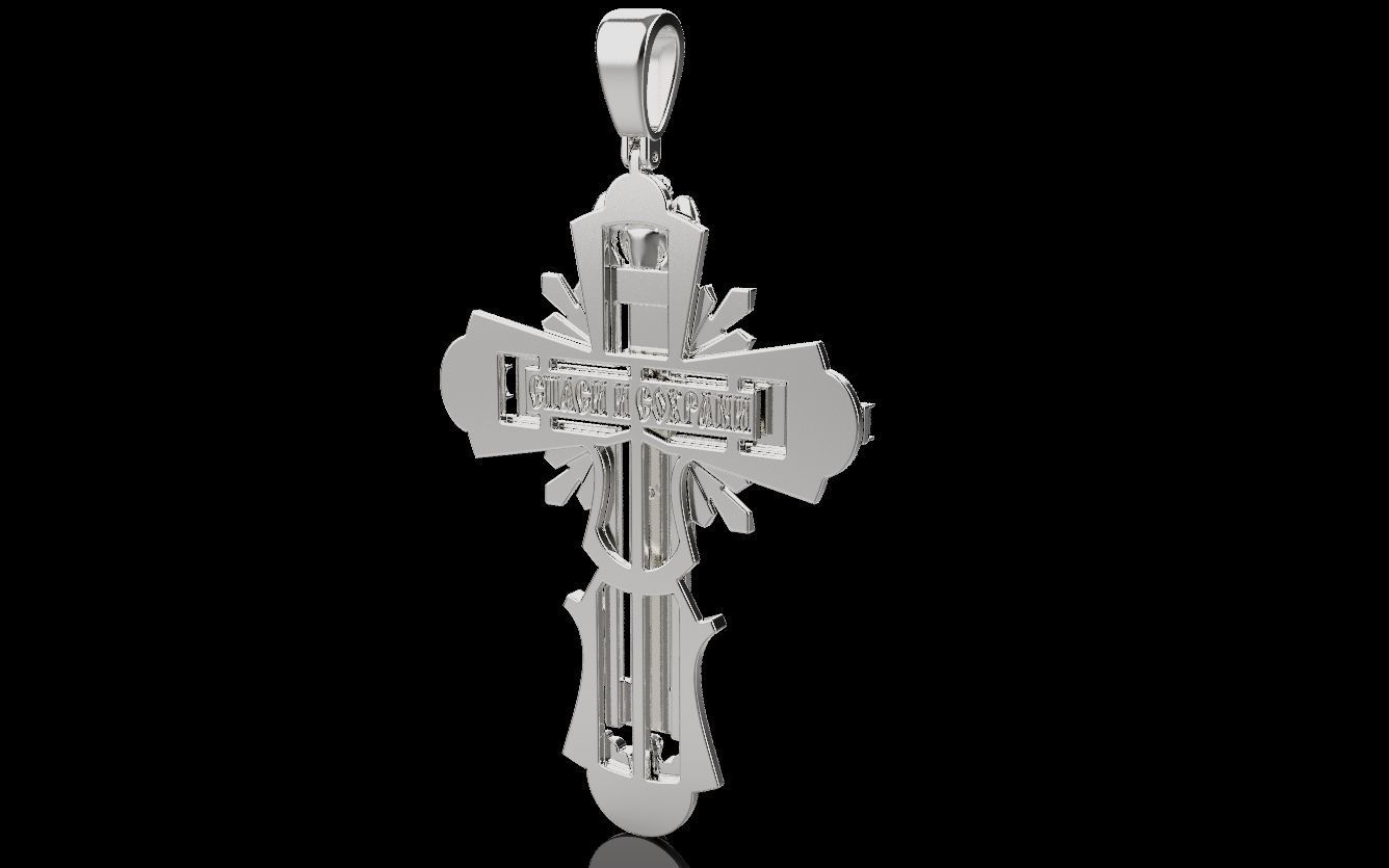 Cross and Jesus 025 3D print model_19