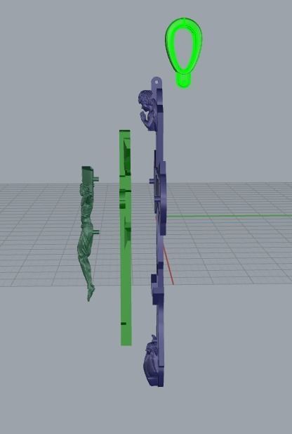 Cross and Jesus 025 3D print model_52