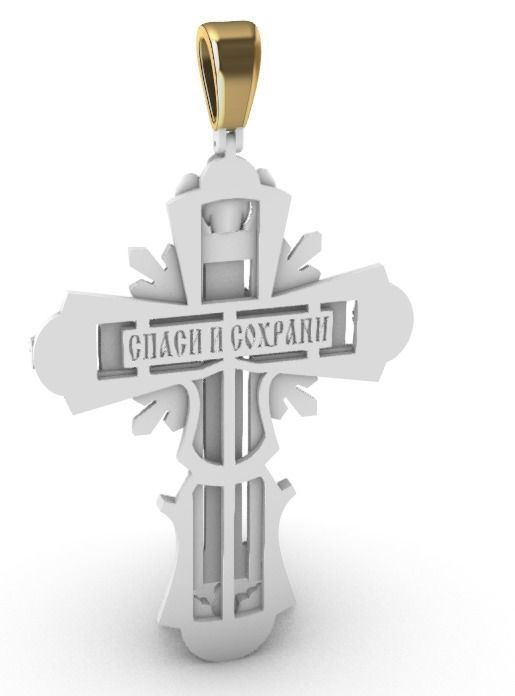 Cross and Jesus 025 3D print model_57