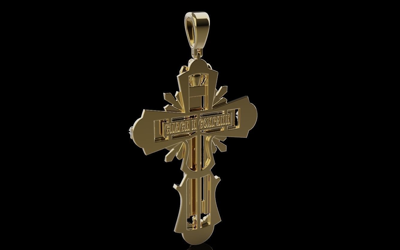 Cross and Jesus 025 3D print model_27