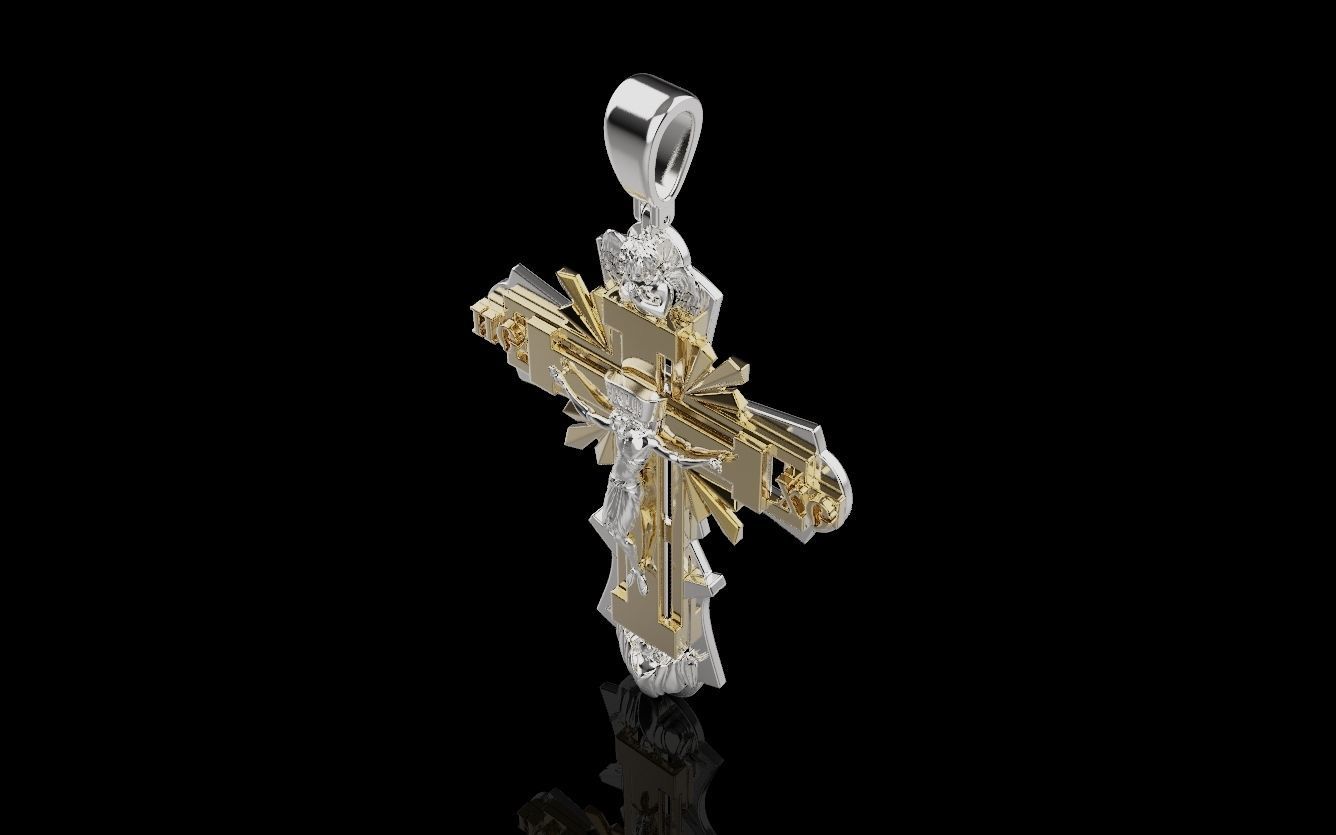Cross and Jesus 025 3D print model_38