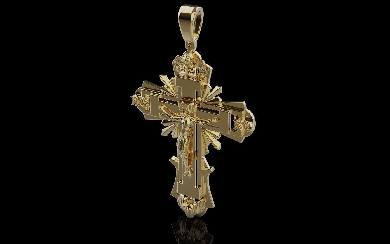 Cross and Jesus 025 3D print model_29