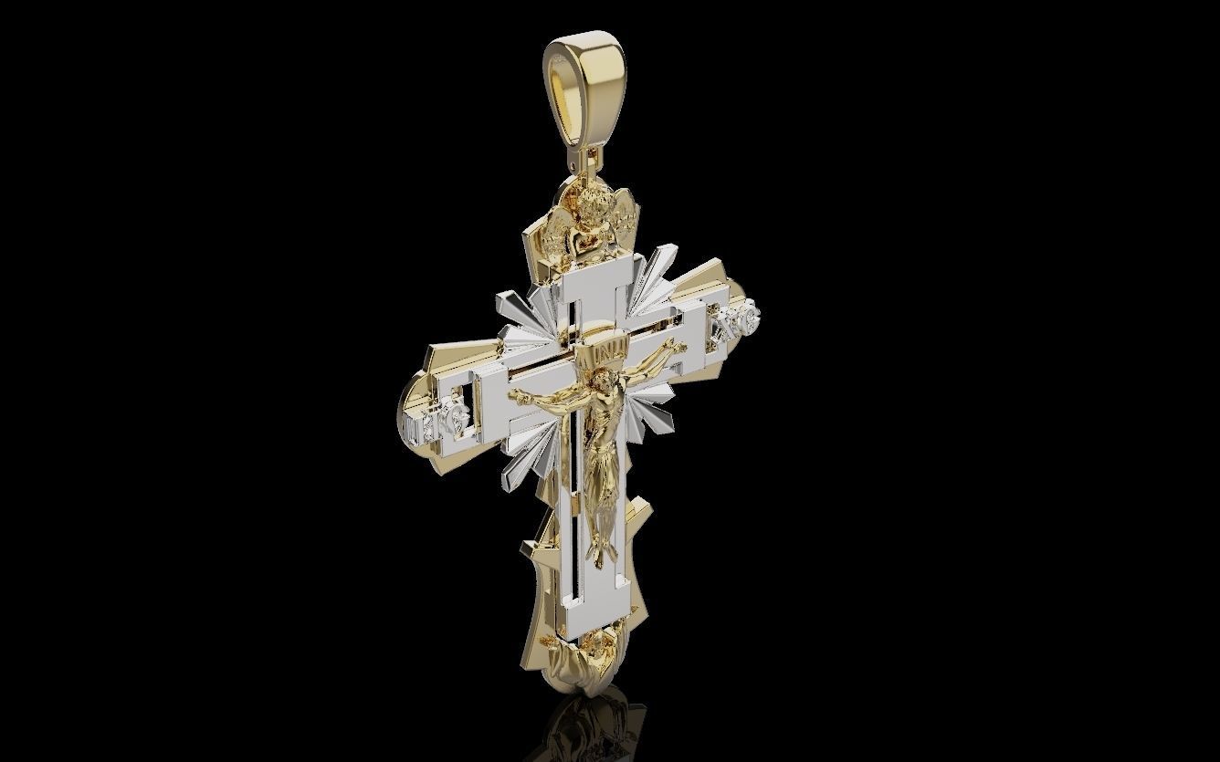 Cross and Jesus 025 3D print model_36