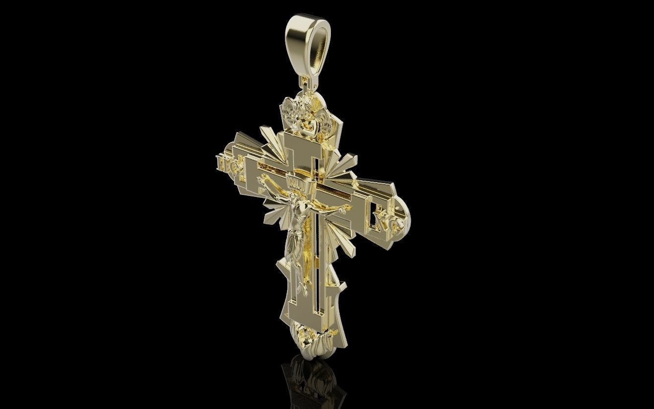 Cross and Jesus 025 3D print model_6