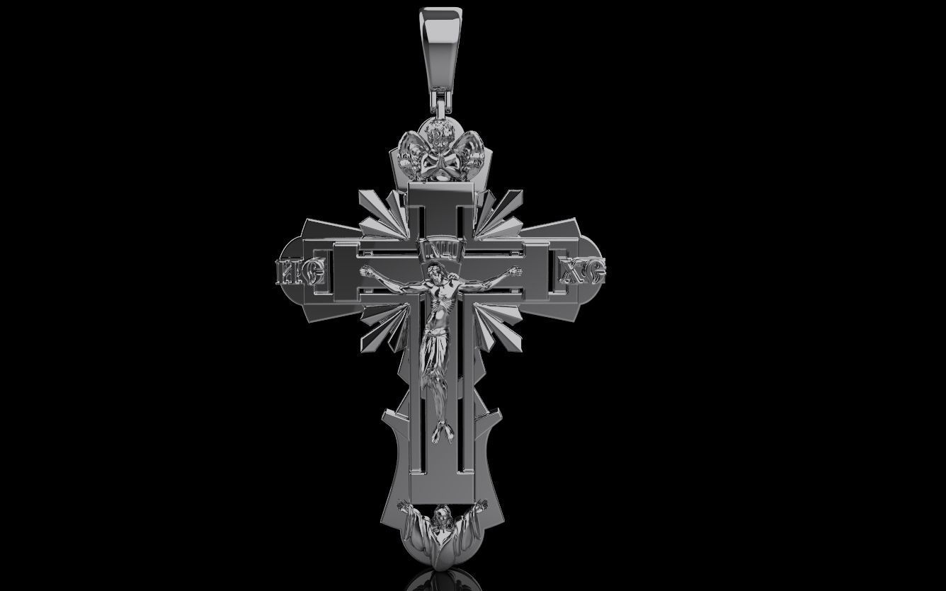 Cross and Jesus 025 3D print model_16