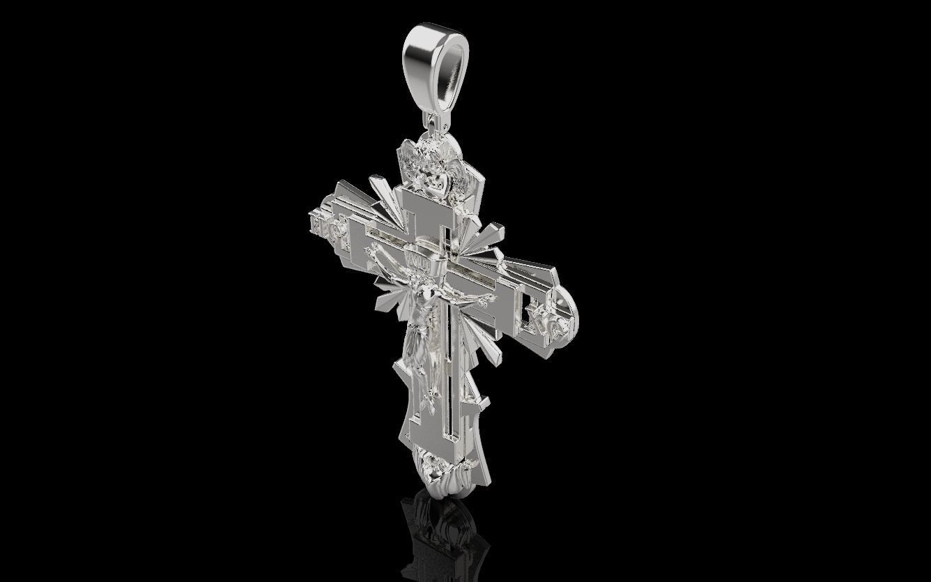 Cross and Jesus 025 3D print model_24