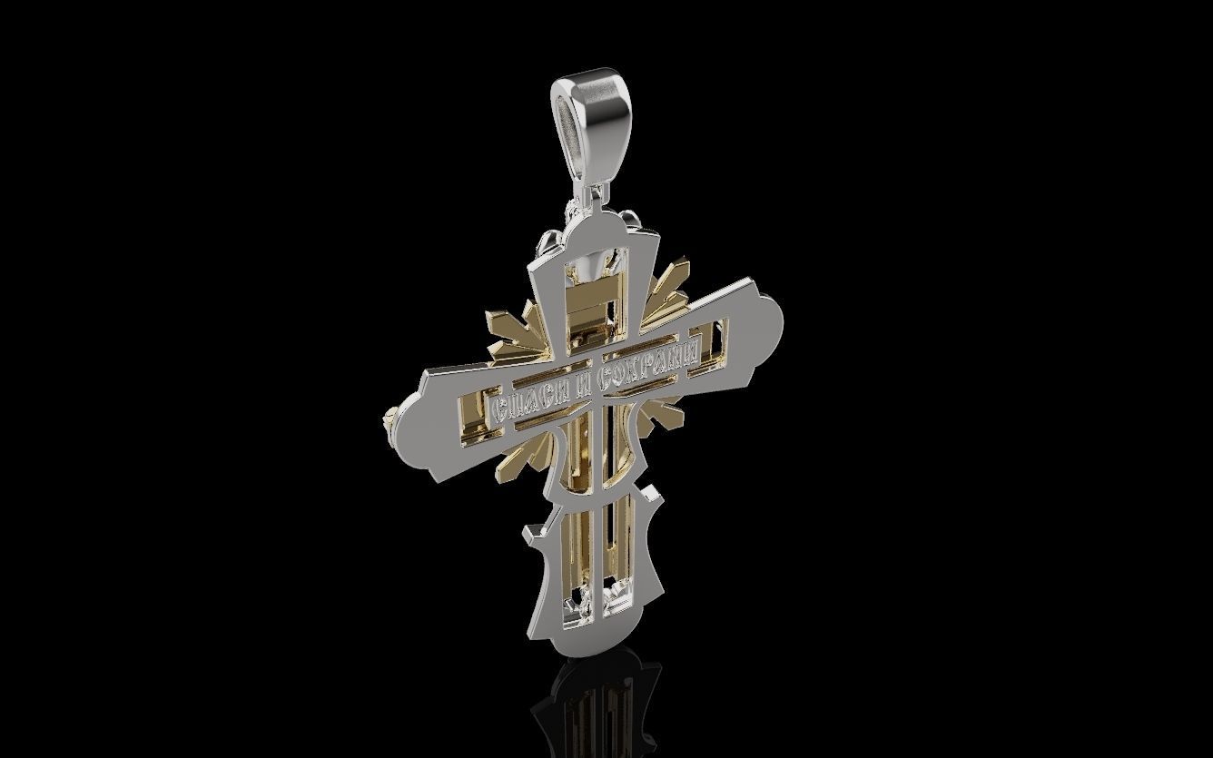 Cross and Jesus 025 3D print model_40