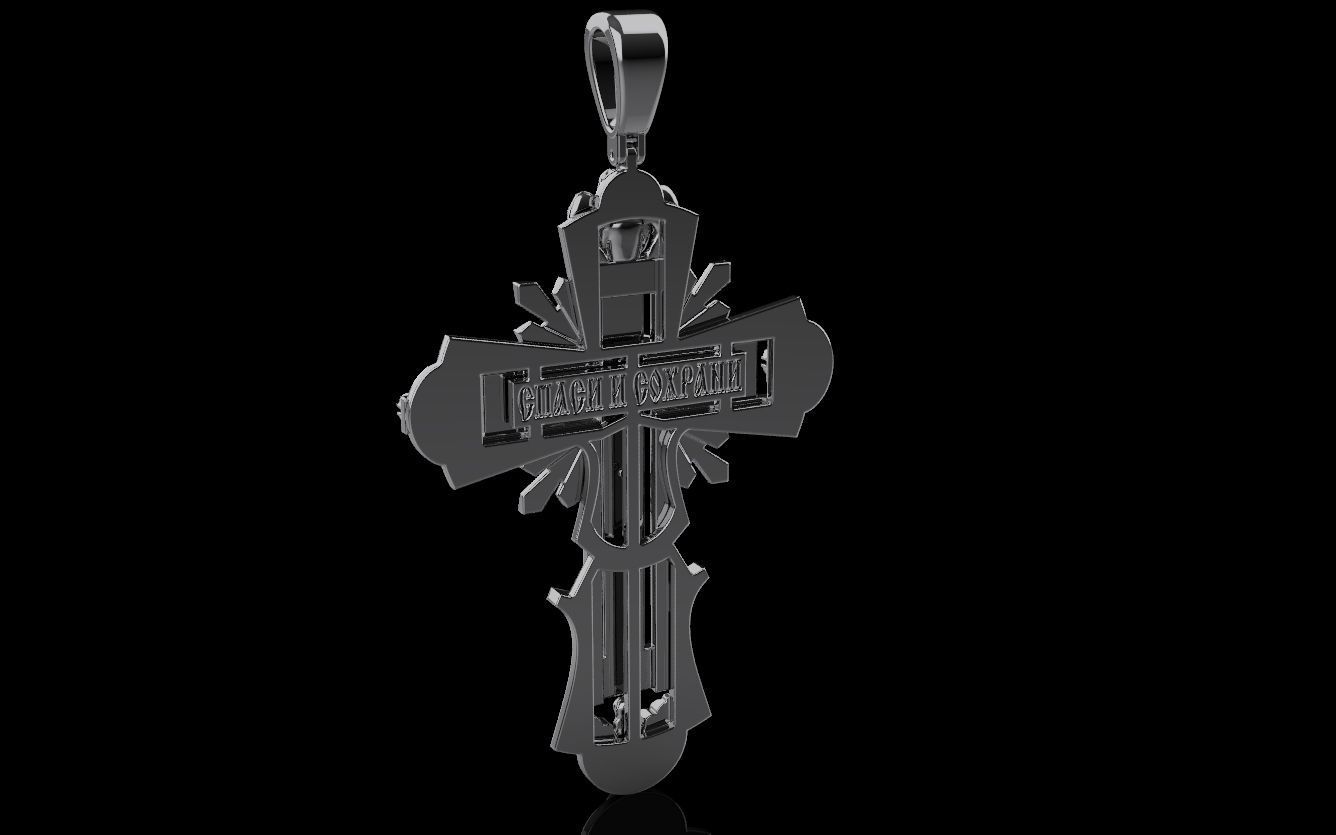 Cross and Jesus 025 3D print model_13