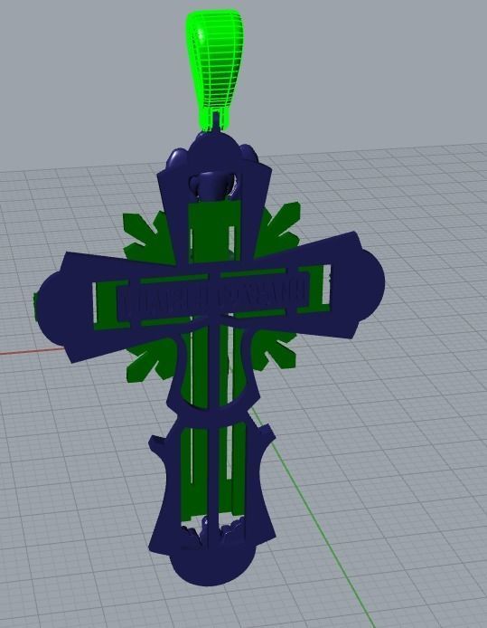 Cross and Jesus 025 3D print model_63