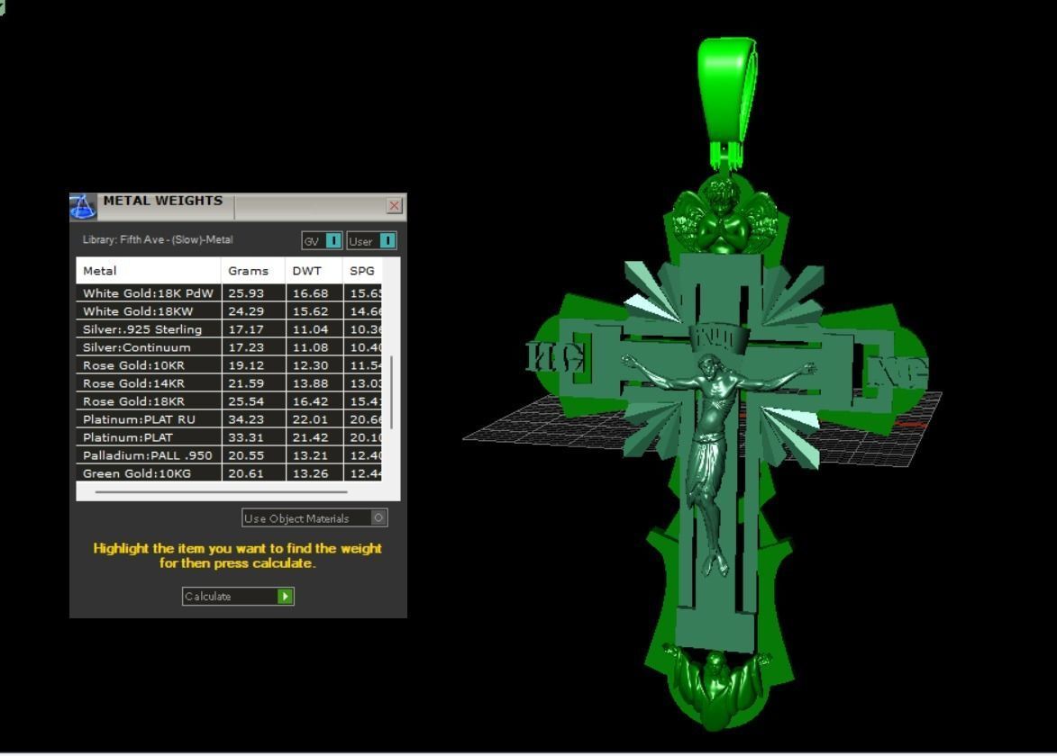 Cross and Jesus 025 3D print model_65
