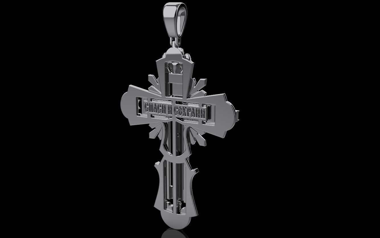 Cross and Jesus 025 3D print model_18