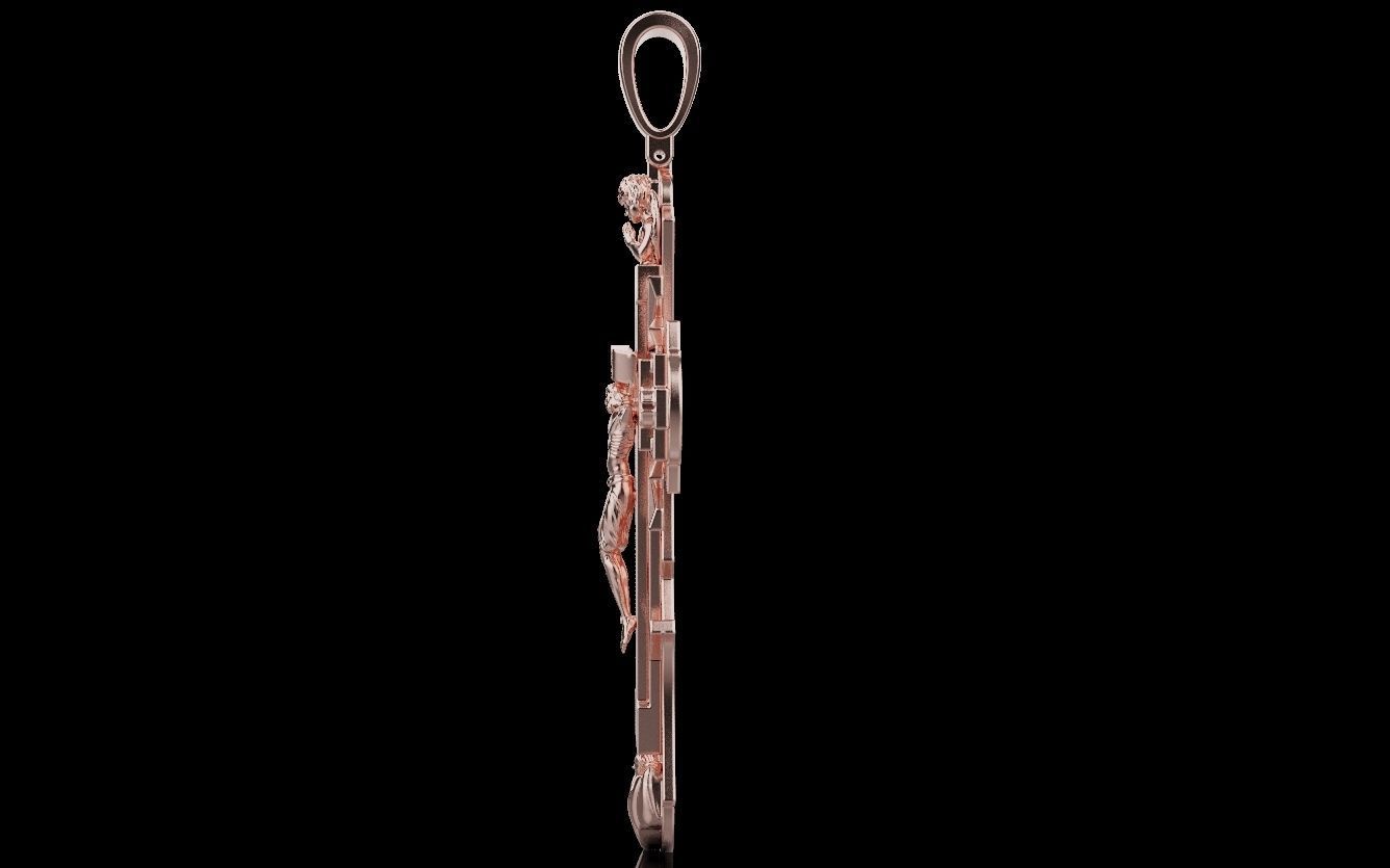 Cross and Jesus 025 3D print model_10