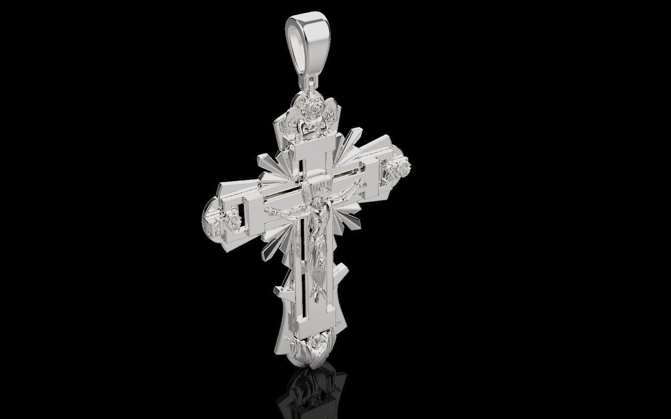 Cross and Jesus 025 3D print model_21
