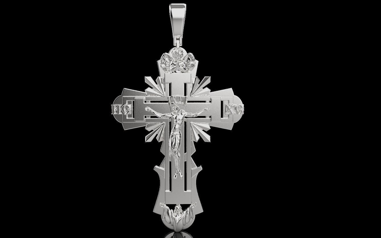 Cross and Jesus 025 3D print model_23