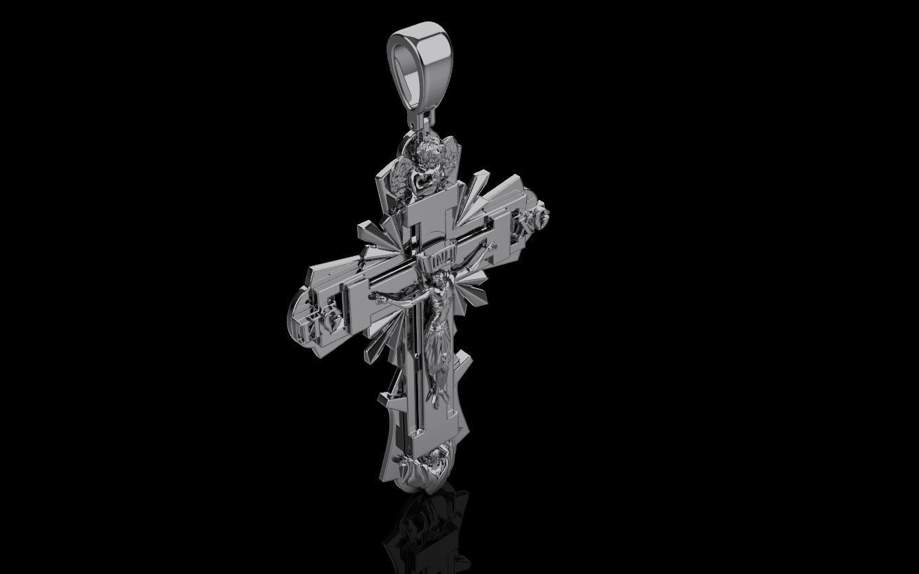 Cross and Jesus 025 3D print model_17
