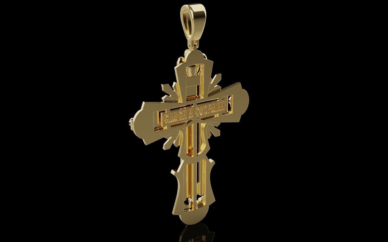 Cross and Jesus 025 3D print model_33