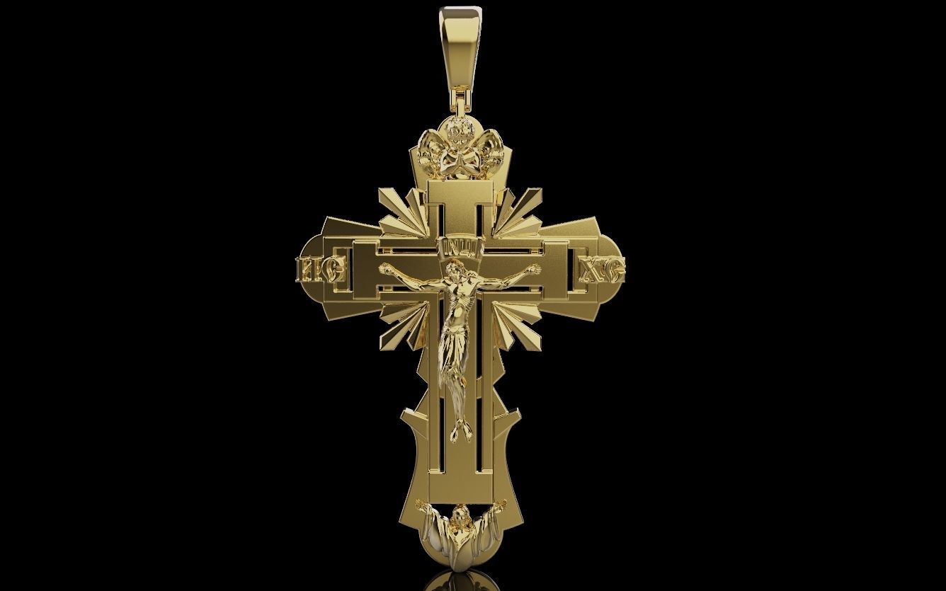 Cross and Jesus 025 3D print model_30
